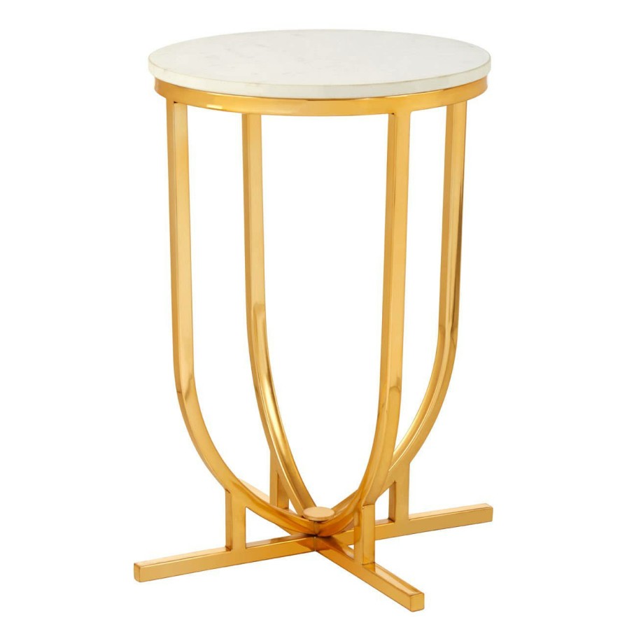 FURNITURE Fifty Five South Side Tables | Templar Curved Base Side Table