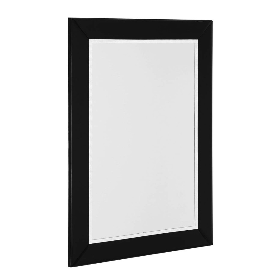 Bathe and Utility Premier Mirrors | Black Mirror Bevelled Edge Wall Mirror