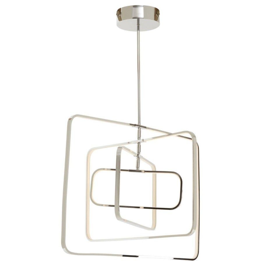 Accessories Fifty Five South Light and Ceiling Shades | Trieste Large Rectangular Pendant Light