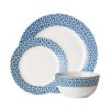 Kitchen and Dining Premier Dinner Sets | Avie Casablanca Blue Dinner Set