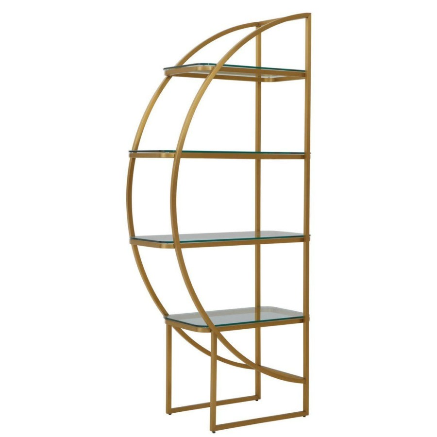 FURNITURE Fifty Five South Storage | Vogue Left Half Moon Shelf Unit