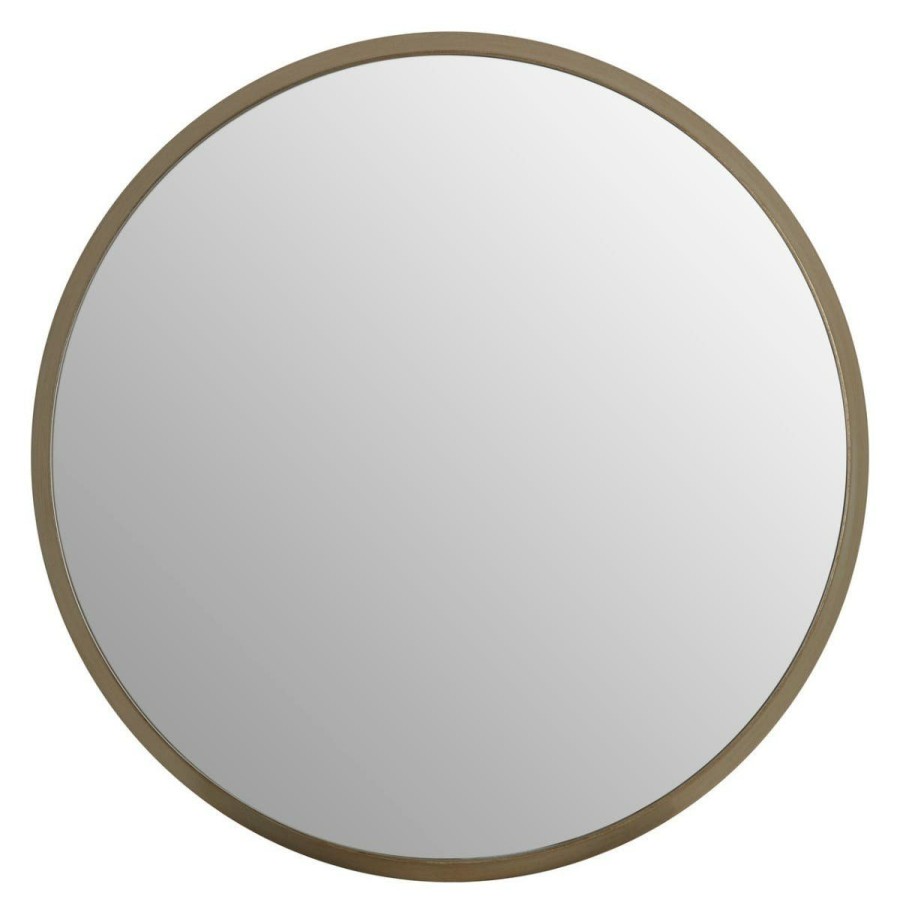 Bathe and Utility Premier Mirrors | Large Round Wall Mirror With Silver Frame