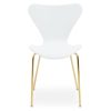 FURNITURE Premier Seating | Laila Dining Chair With White Seat And Gold Legs