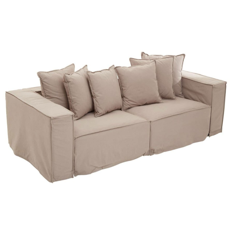 FURNITURE Fifty Five South Seating | Marseille 3 Seat Grey Sofa