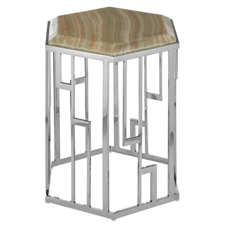 FURNITURE Fifty Five South Side Tables | Relic Hexagonal Side Table