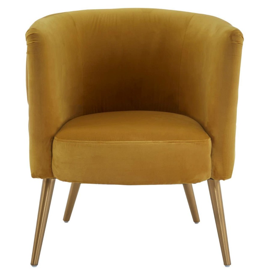 FURNITURE Fifty Five South Seating | Manhattan Yellow Tub Chair
