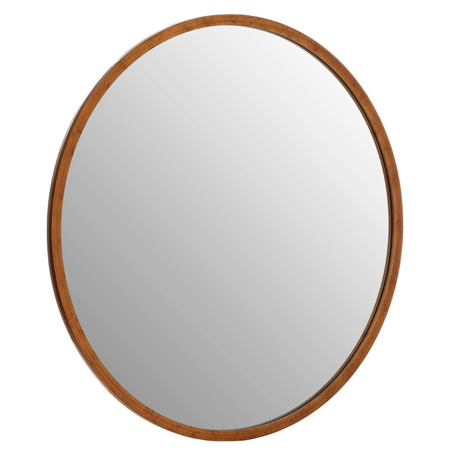 Bathe and Utility Fifty Five South Mirrors | Saska Antique Gold Finish Wall Mirror