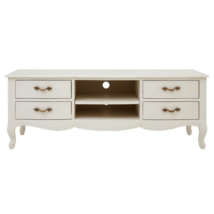 FURNITURE Fifty Five South Storage | Loire White Media Unit