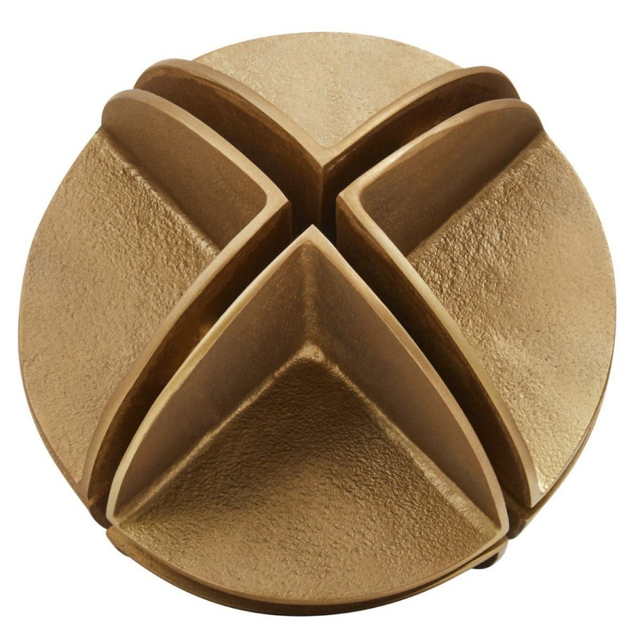 Accessories Fifty Five South Sculptures and Ornaments | Prato Brass Finish Sculpture
