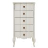 FURNITURE Fifty Five South Chest of Drawers | Loire 5 Drawer White Chest