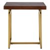 FURNITURE Fifty Five South Side Tables | Brando Brown Side Table