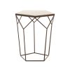 FURNITURE Premier Side Tables | Shalimar Pentagonal Marble Top Side Table