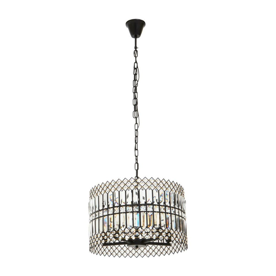 Accessories Fifty Five South Chandeliers | Babylon Five Bulb Crystal Chandelier