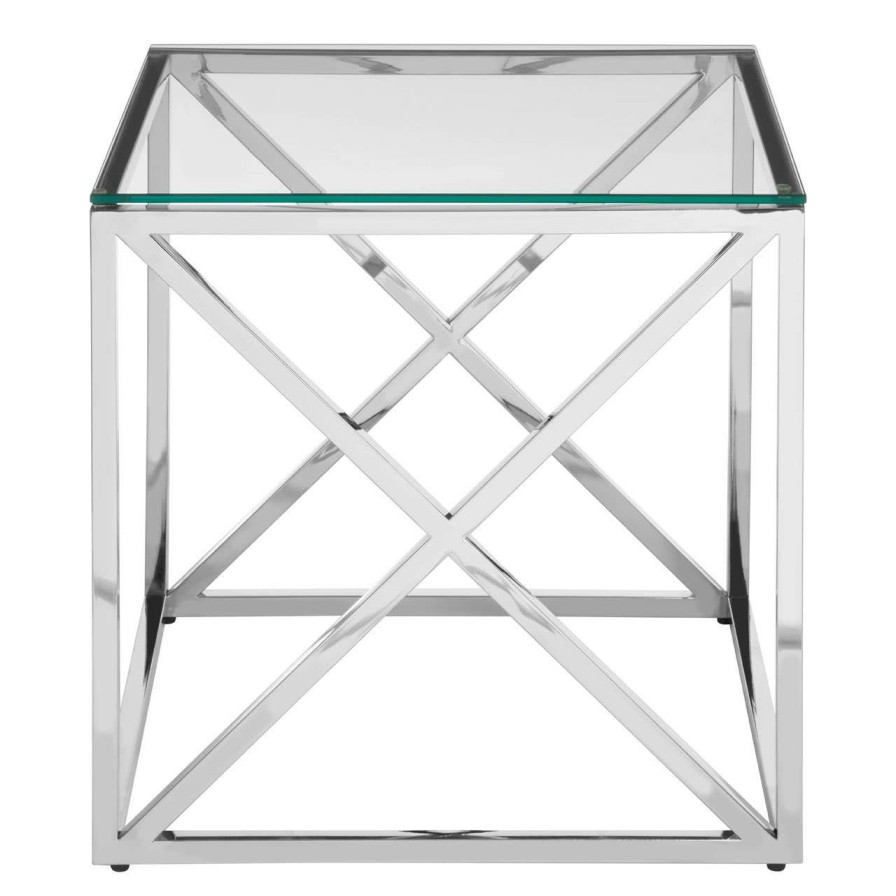 FURNITURE Premier Side Tables | Allure End Table With Cross Base