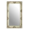 Bathe and Utility Fifty Five South Mirrors | Marseille Champagne Bead And Reel Wall Mirror