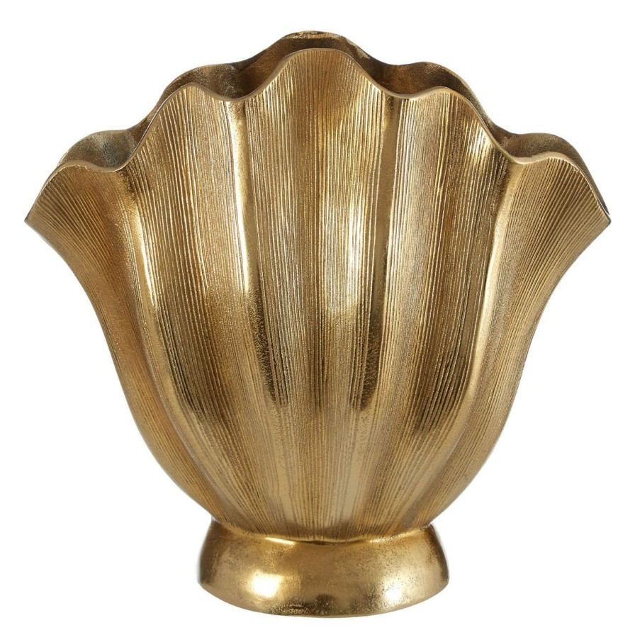 Accessories Fifty Five South Vases, Planters and Plant Stands | Estrella Large Fluted Vase