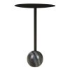 FURNITURE Fifty Five South Side Tables | Rabia Black Ball Base Side Table