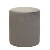 FURNITURE Premier Stools | Haley Grey Round Stool