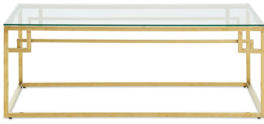 FURNITURE Premier Coffee Tables | Allure Gold Brushed Coffee Table