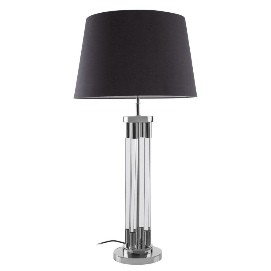 Accessories Fifty Five South Table Lamps | Skye Table Lamp With Tubular Acrylic Base