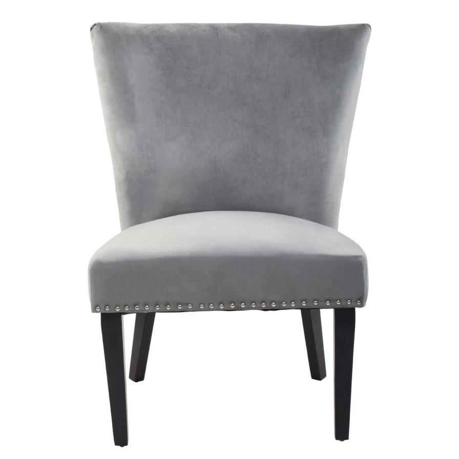 FURNITURE Fifty Five South Seating | Kensington Townhouse Grey Winged Dining Chair