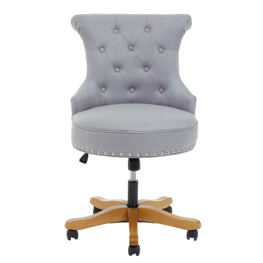 FURNITURE Fifty Five South Seating | Watford Grey Home Office Chair