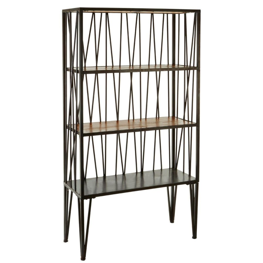 FURNITURE Fifty Five South Storage | New Foundry 4 Tier Shelf Unit