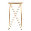 FURNITURE Premier Side Tables | Shalimar Round Marble Top Side Table