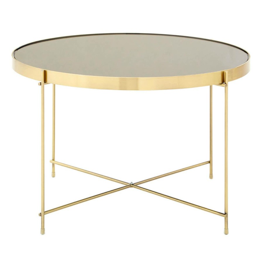 FURNITURE Premier Side Tables | Allure Large Black Mirror Side Table