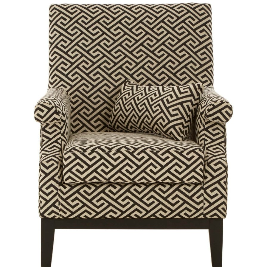 FURNITURE Fifty Five South Seating | Regents Park Beige Fabric Armchair