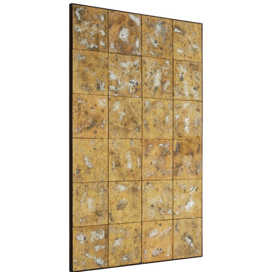 Bathe and Utility Fifty Five South Mirrors | Riza Gold Finish Frame Wall Mirror
