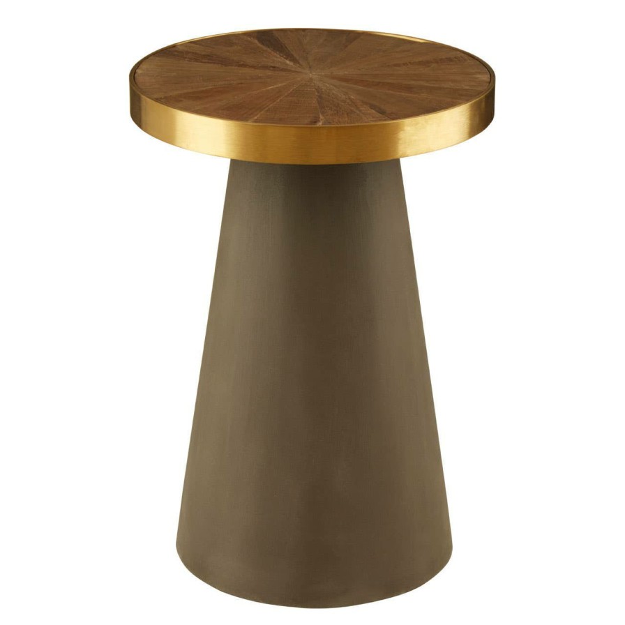 FURNITURE Fifty Five South Side Tables | Titan Round End Table