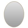Bathe and Utility Fifty Five South Mirrors | Large Gold Finish Oval Wall Mirror