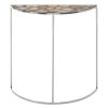 FURNITURE Fifty Five South Side Tables | Vita Half Moon White Agate Top Table