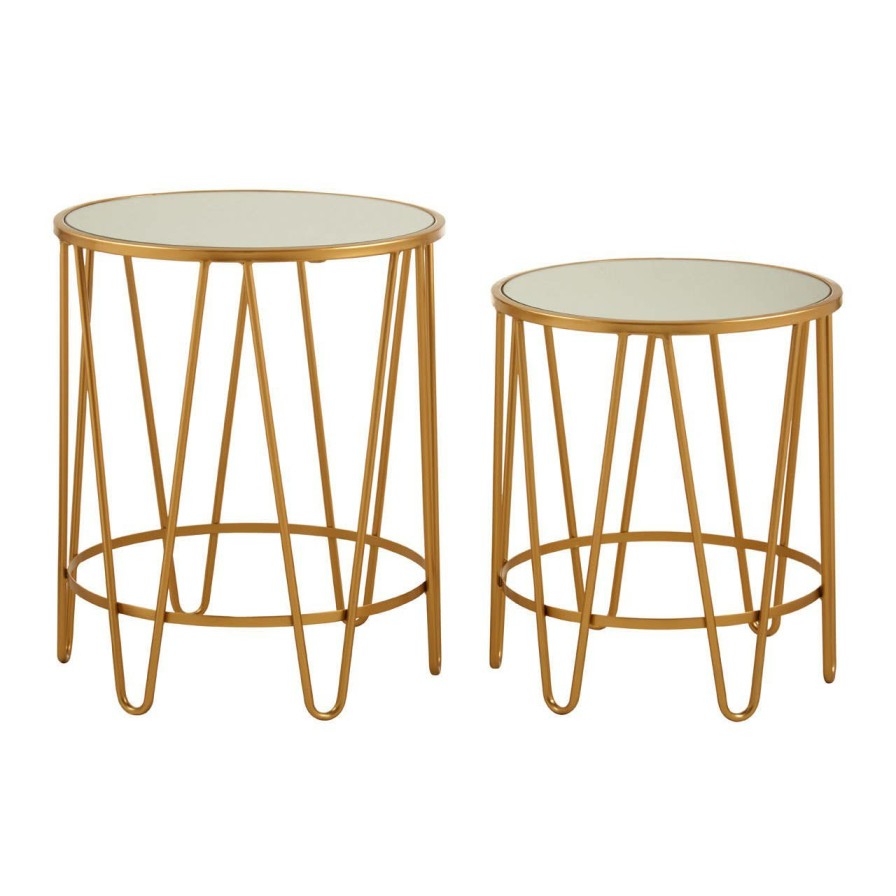 FURNITURE Premier Side Tables | Avantis Set Of 2 Hairpin Design Side Tables