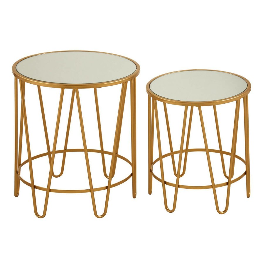 FURNITURE Premier Side Tables | Avantis Set Of 2 Hairpin Design Side Tables