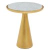 FURNITURE Fifty Five South Side Tables | Lino Small Gold Side Table