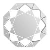 Bathe and Utility Premier Mirrors | Marcia Silver Octagonal Wall Mirror
