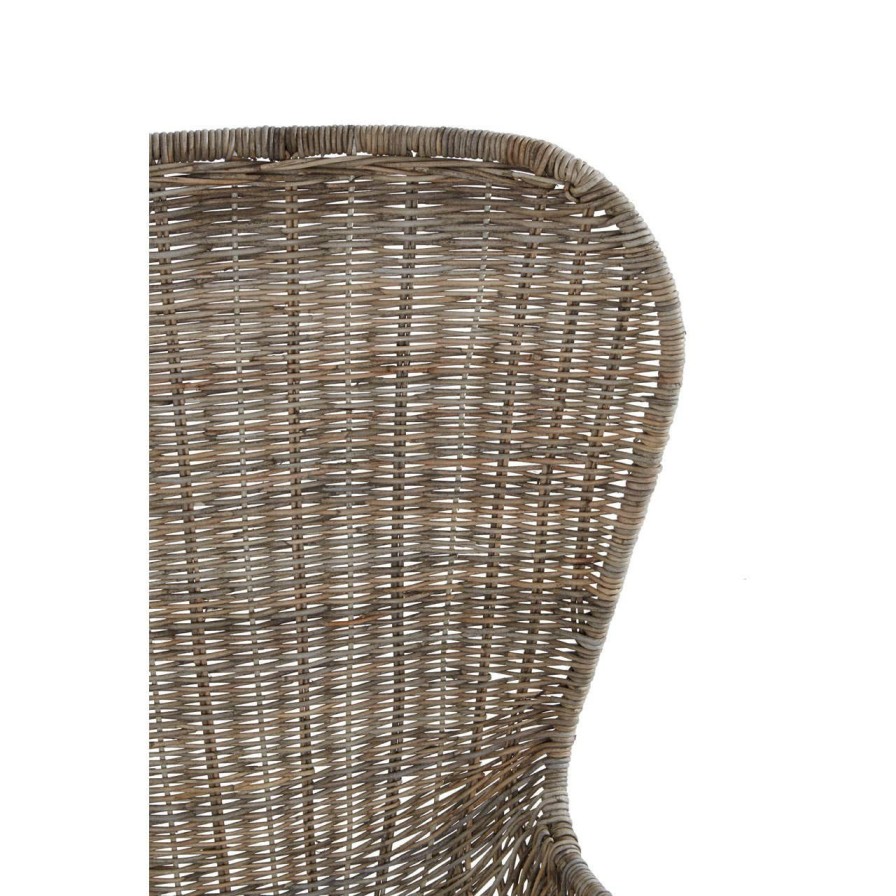 FURNITURE Fifty Five South Seating | Manado Curved Design Natural Rattan Chair