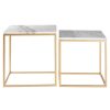 FURNITURE Premier Side Tables | Avantis Set Of 2 Square Cuboid Side Tables