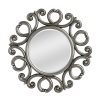 Bathe and Utility Fifty Five South Mirrors | Silver Finish Frame Round Wall Mirror