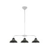 Accessories Premier Decorative Lights | Jasper Black And Chrome 3 Light Pendant Light