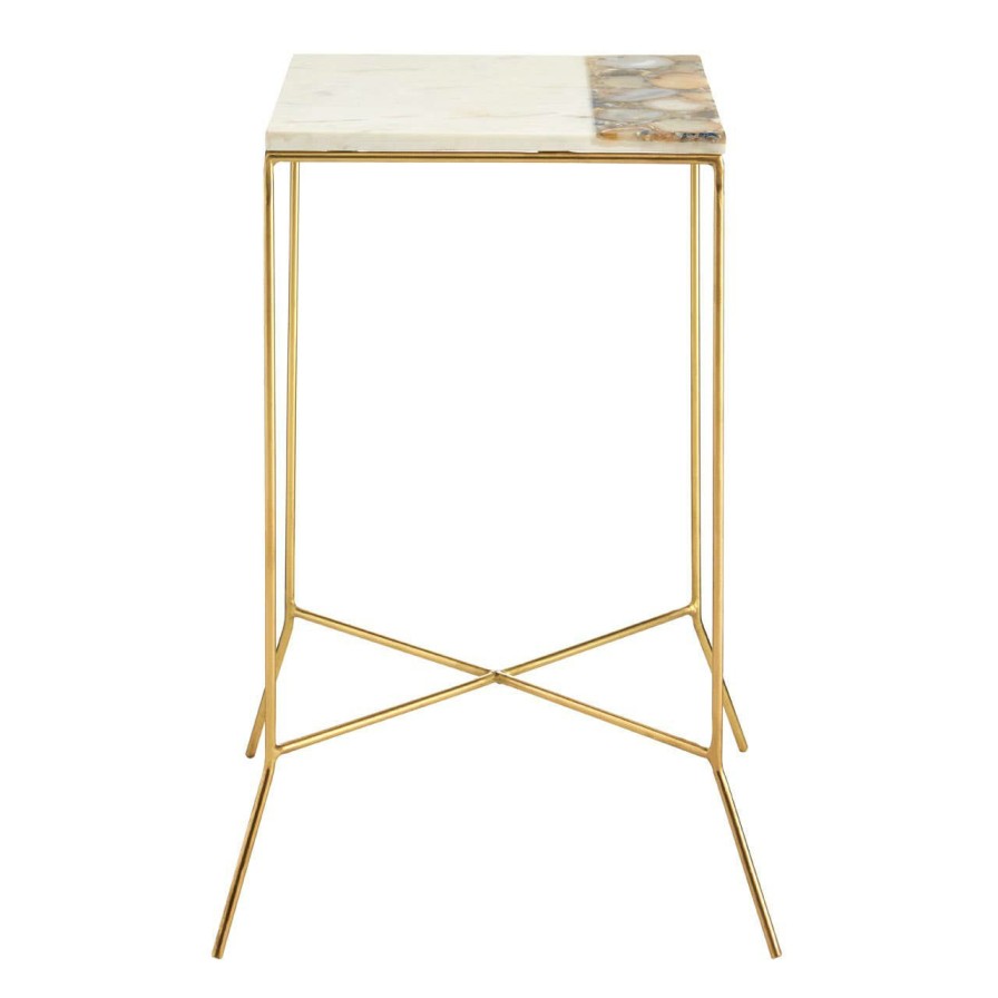 FURNITURE Fifty Five South Side Tables | Vizzini Square Side Table