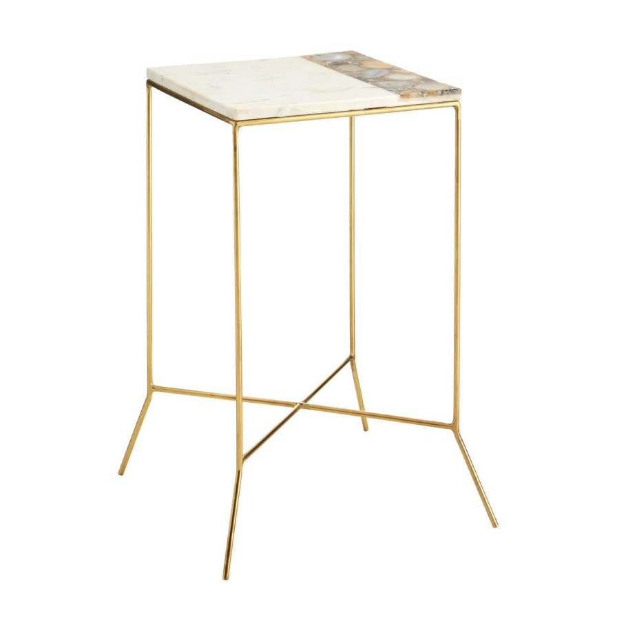 FURNITURE Fifty Five South Side Tables | Vizzini Square Side Table