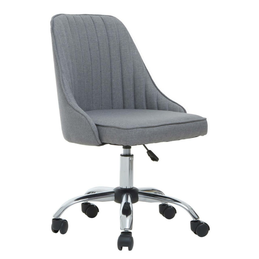 FURNITURE Premier Seating | Alexi Grey Fabric Home Office Chair