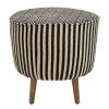FURNITURE Fifty Five South Stools | Cefena Striped Footstool