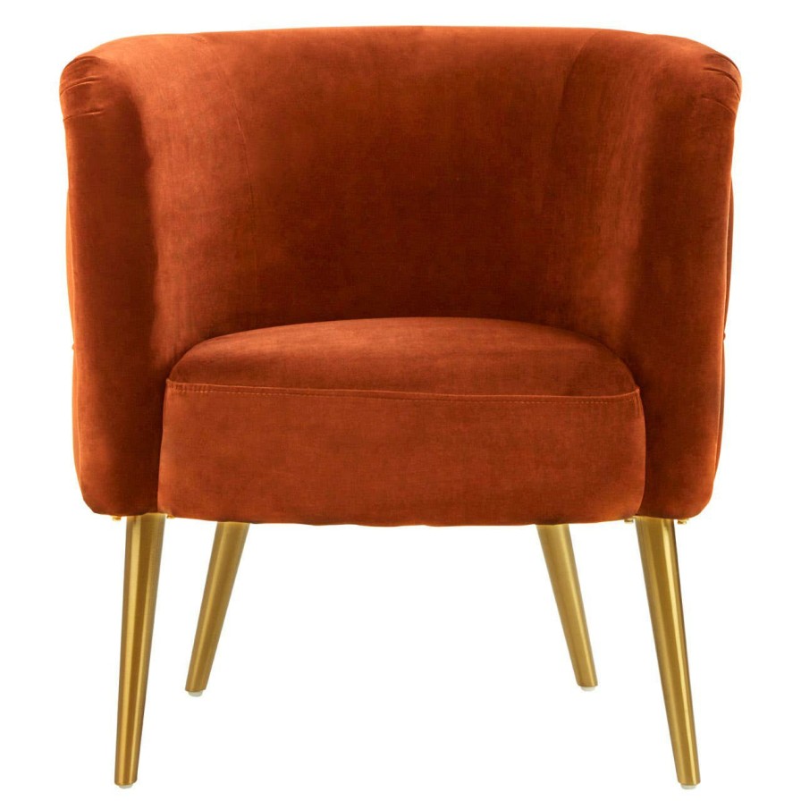 FURNITURE Fifty Five South Seating | Manhattan Orange Tub Chair