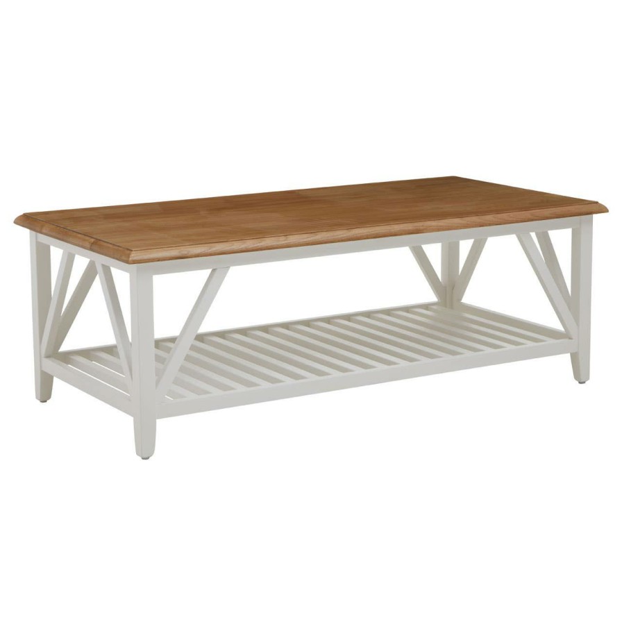 FURNITURE Fifty Five South Coffee Tables | Parkside Natural Coffee Table