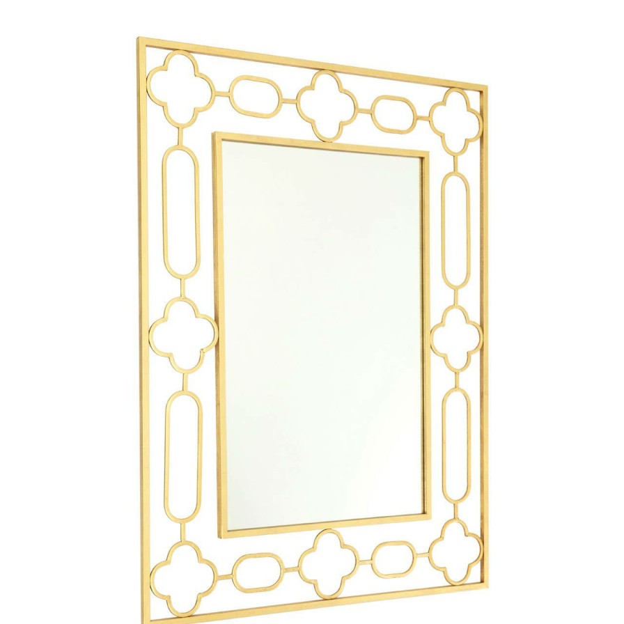 Bathe and Utility Premier Mirrors | Merlin Gold Leaf Wall Mirror