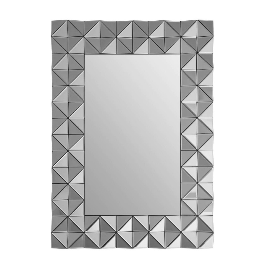 Bathe and Utility Fifty Five South Mirrors | Soho 3D Geometric Wall Mirror